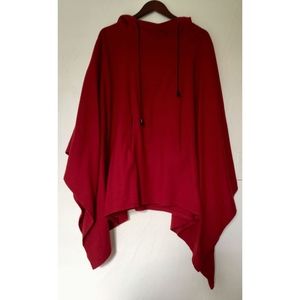 Vintage Harve Benard Red Poncho - Large